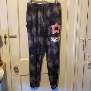 Stranger Things Lg Women’s Tie Dye Sweatpants